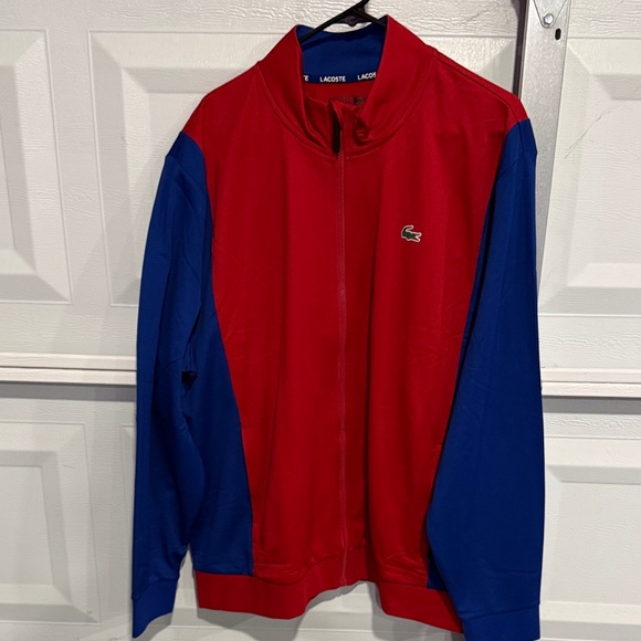 Lacoste Other - Lacoste Red and Blue Lightweight Jacket